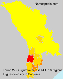 Surname Gurgurova in Moldova Surname Gurgurova in Moldova