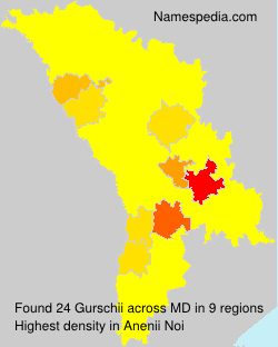 Surname Gurschii in Moldova Surname Gurschii in Moldova