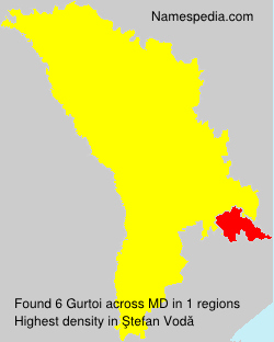 Surname Gurtoi in Moldova Surname Gurtoi in Moldova