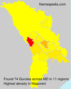 Surname Gurulea in Moldova Surname Gurulea in Moldova