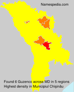 Surname Guzenco in Moldova Surname Guzenco in Moldova