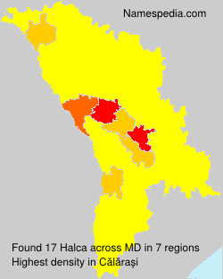 Surname Halca in Moldova Surname Halca in Moldova