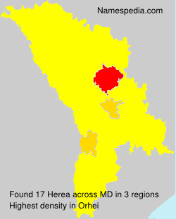Surname Herea in Moldova Surname Herea in Moldova