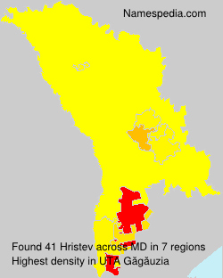 Surname Hristev in Moldova Surname Hristev in Moldova