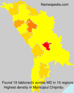 Surname Iablonschi in Moldova Surname Iablonschi in Moldova