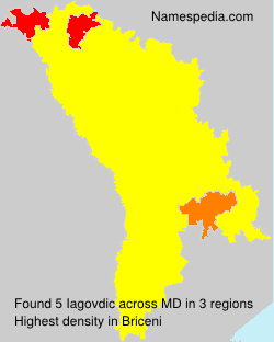 Surname Iagovdic in Moldova Surname Iagovdic in Moldova
