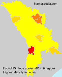 Surname Iftode in Moldova Surname Iftode in Moldova
