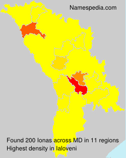 Surname Ionas in Moldova Surname Ionas in Moldova