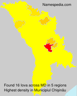 Surname Iova in Moldova Surname Iova in Moldova