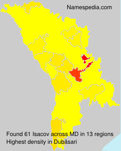 Surname Isacov in Moldova Surname Isacov in Moldova
