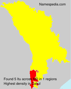 Surname Itu in Moldova Surname Itu in Moldova