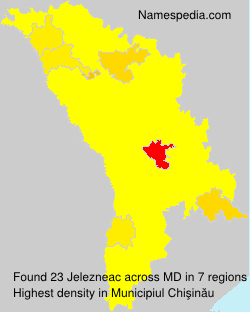 Surname Jelezneac in Moldova Surname Jelezneac in Moldova