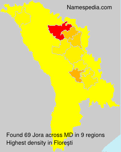 Surname Jora in Moldova Surname Jora in Moldova