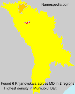 Surname Krijanovskaia in Moldova Surname Krijanovskaia in Moldova