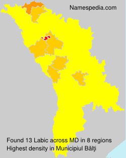 Surname Labic in Moldova Surname Labic in Moldova