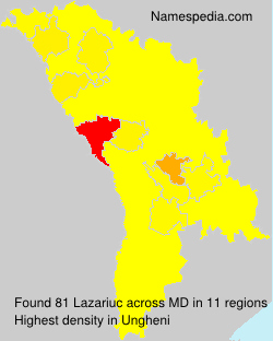 Surname Lazariuc in Moldova Surname Lazariuc in Moldova