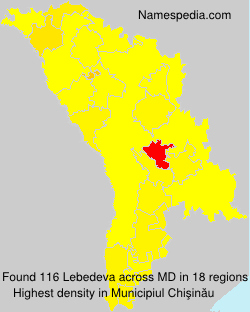 Surname Lebedeva in Moldova Surname Lebedeva in Moldova