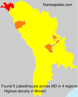 Surname Lebedinscaia in Moldova Surname Lebedinscaia in Moldova