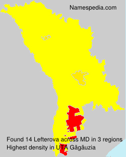 Surname Lefterova in Moldova Surname Lefterova in Moldova