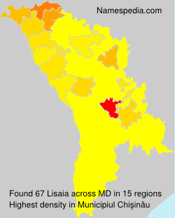 Surname Lisaia in Moldova Surname Lisaia in Moldova
