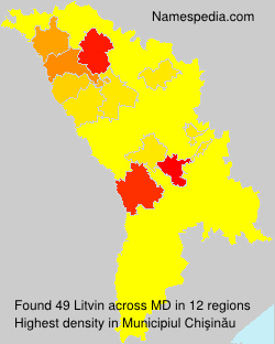 Surname Litvin in Moldova