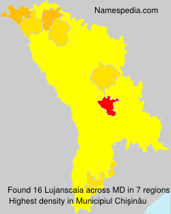 Surname Lujanscaia in Moldova Surname Lujanscaia in Moldova