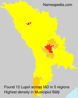 Surname Lupol in Moldova Surname Lupol in Moldova