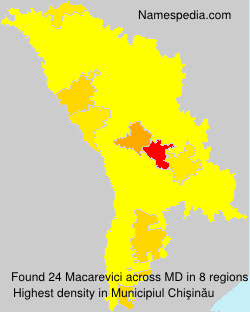 Surname Macarevici in Moldova Surname Macarevici in Moldova