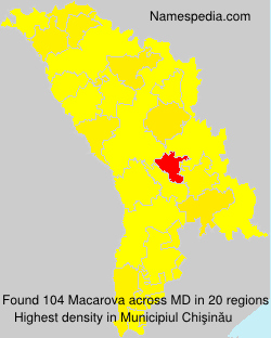 Surname Macarova in Moldova Surname Macarova in Moldova