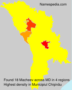 Surname Macheev in Moldova Surname Macheev in Moldova