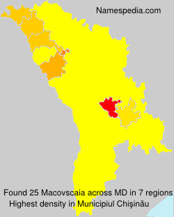 Surname Macovscaia in Moldova