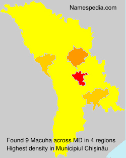 Surname Macuha in Moldova Surname Macuha in Moldova