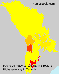 Surname Maev in Moldova Surname Maev in Moldova
