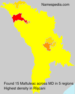 Surname Maftuleac in Moldova Surname Maftuleac in Moldova