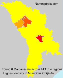 Surname Maidanscaia in Moldova Surname Maidanscaia in Moldova