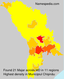 Surname Majar in Moldova Surname Majar in Moldova