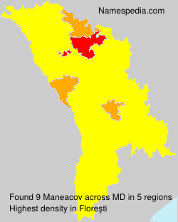 Surname Maneacov in Moldova Surname Maneacov in Moldova
