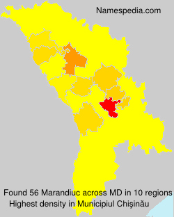 Surname Marandiuc in Moldova Surname Marandiuc in Moldova