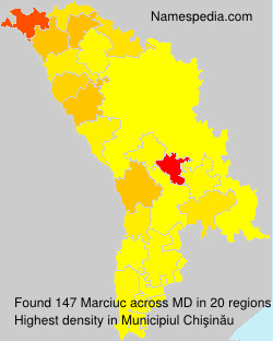 Surname Marciuc in Moldova Surname Marciuc in Moldova