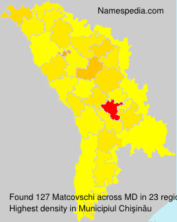 Surname Matcovschi in Moldova Surname Matcovschi in Moldova