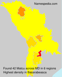 Surname Matcu in Moldova Surname Matcu in Moldova