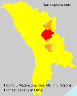 Surname Matencu in Moldova Surname Matencu in Moldova
