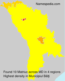 Surname Matriuc in Moldova Surname Matriuc in Moldova