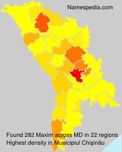 Surname Maxim in Moldova Surname Maxim in Moldova