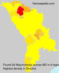 Surname Mazurchevici in Moldova Surname Mazurchevici in Moldova