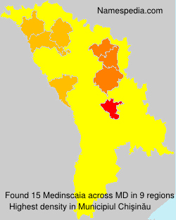 Surname Medinscaia in Moldova Surname Medinscaia in Moldova