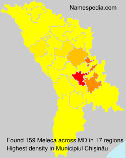 Surname Meleca in Moldova Surname Meleca in Moldova