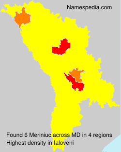Surname Meriniuc in Moldova Surname Meriniuc in Moldova