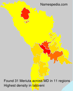 Surname Meriuta in Moldova Surname Meriuta in Moldova