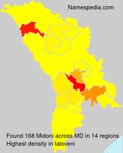 Surname Midoni in Moldova Surname Midoni in Moldova